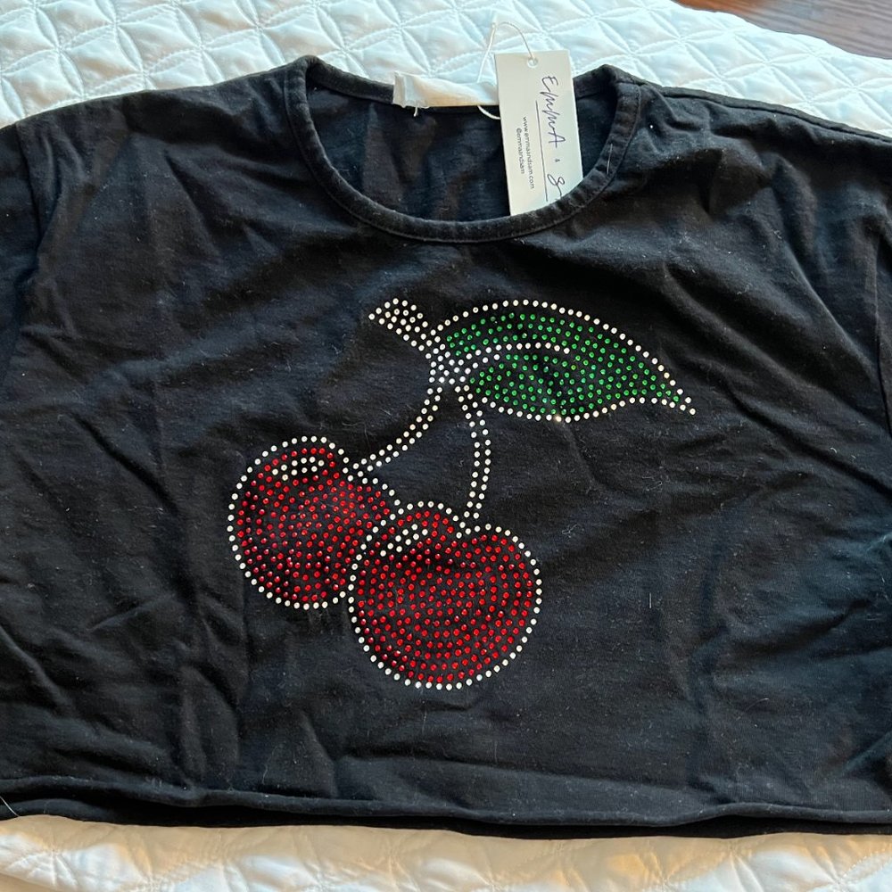 LF "Emma & Sam" Cherry Studded Tee